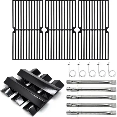 Brinkmann Replacement Grill Grates Heat Plate Grill Burner and Ignitor Repair Kit